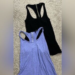 Dynamite Purple and Black Tank Tops